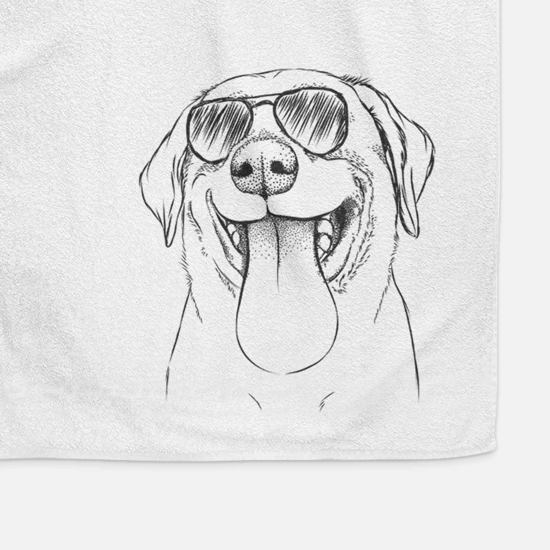 Fig the Labrador Retriever Decorative Hand Towel