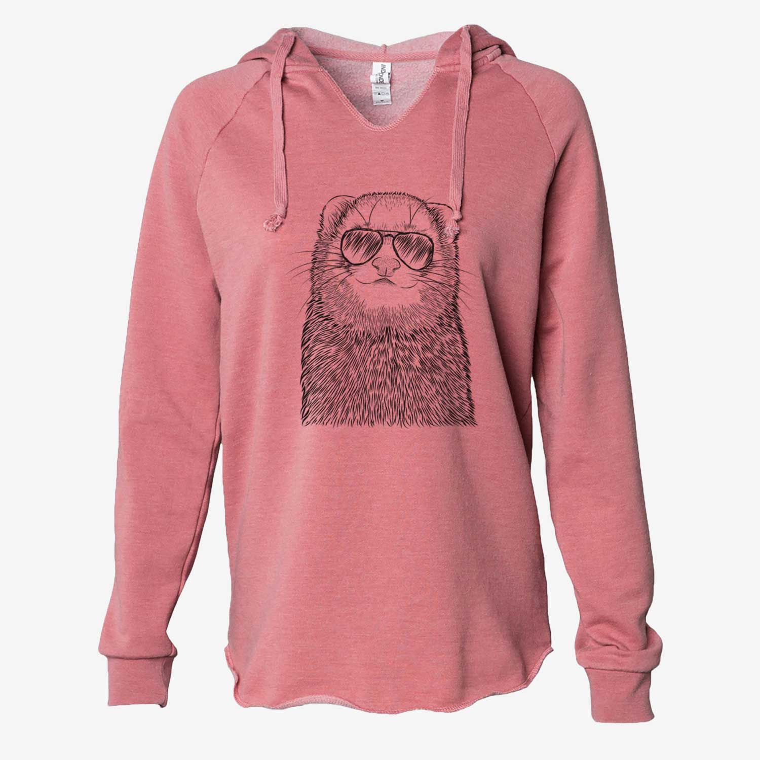 Fig the Ferret - Cali Wave Hooded Sweatshirt