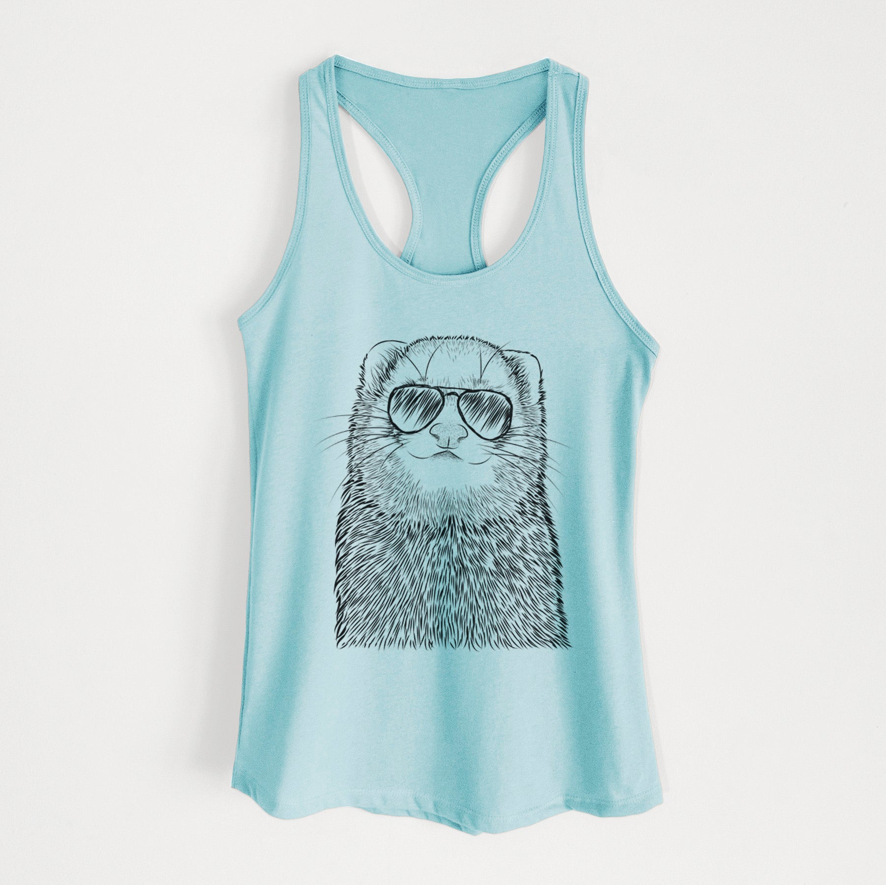 Fig the Ferret - Women's Racerback Tanktop