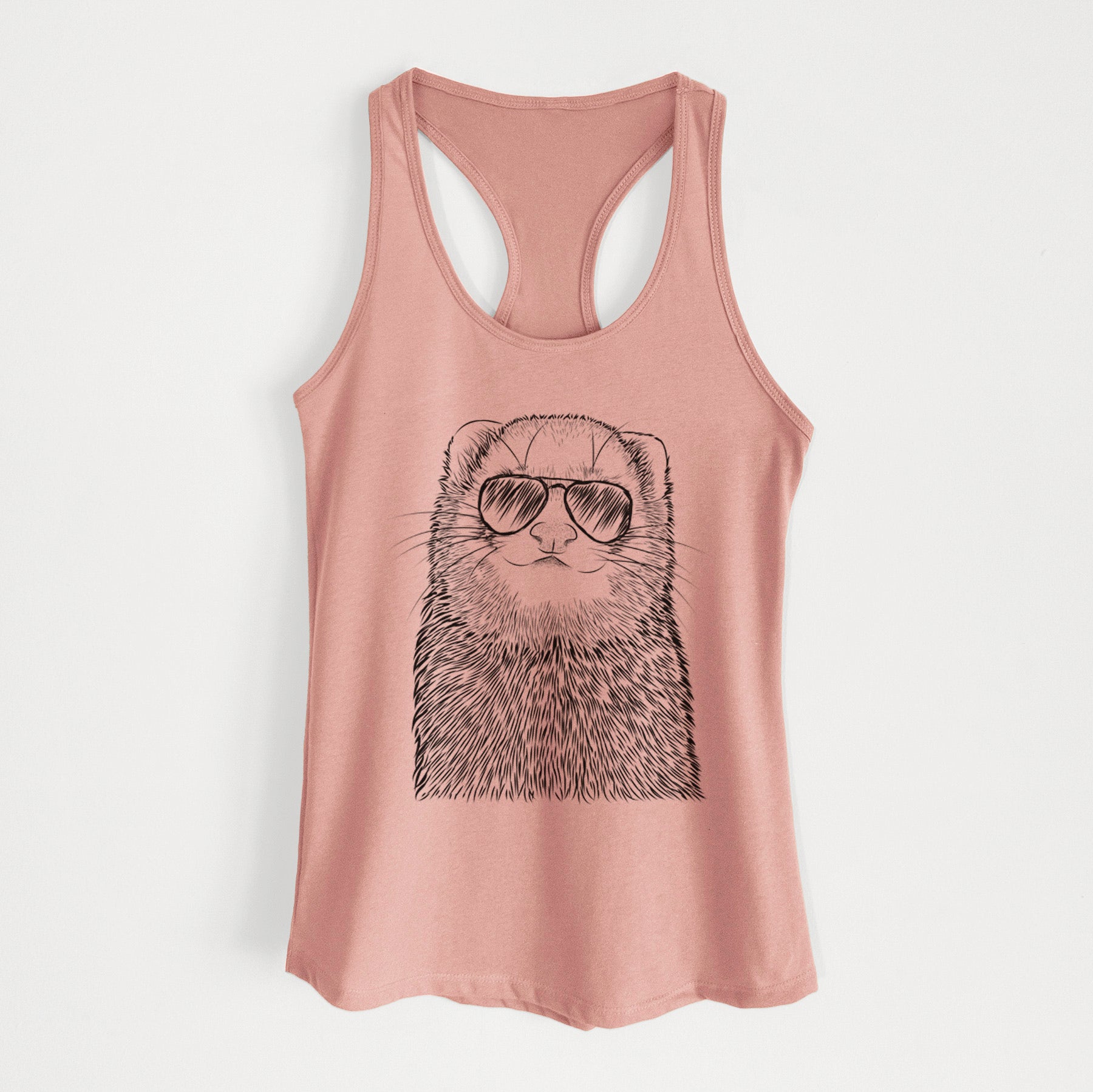 Fig the Ferret - Women's Racerback Tanktop