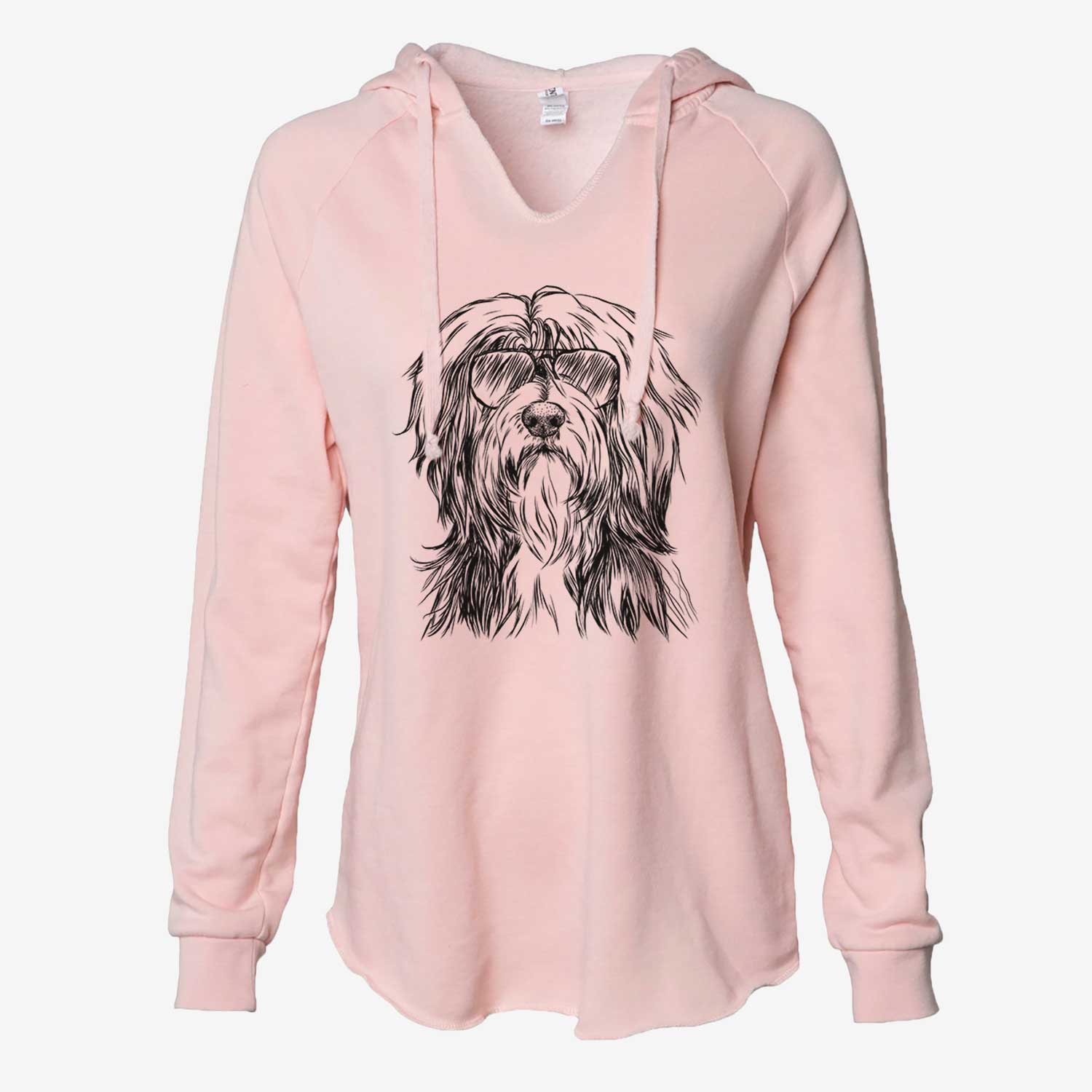 Fiji the Polish Lowland Sheepdog - Cali Wave Hooded Sweatshirt