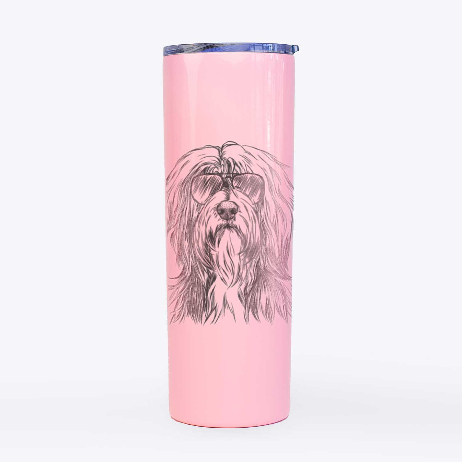 Fiji the Polish Lowland Sheepdog - 20oz Skinny Tumbler