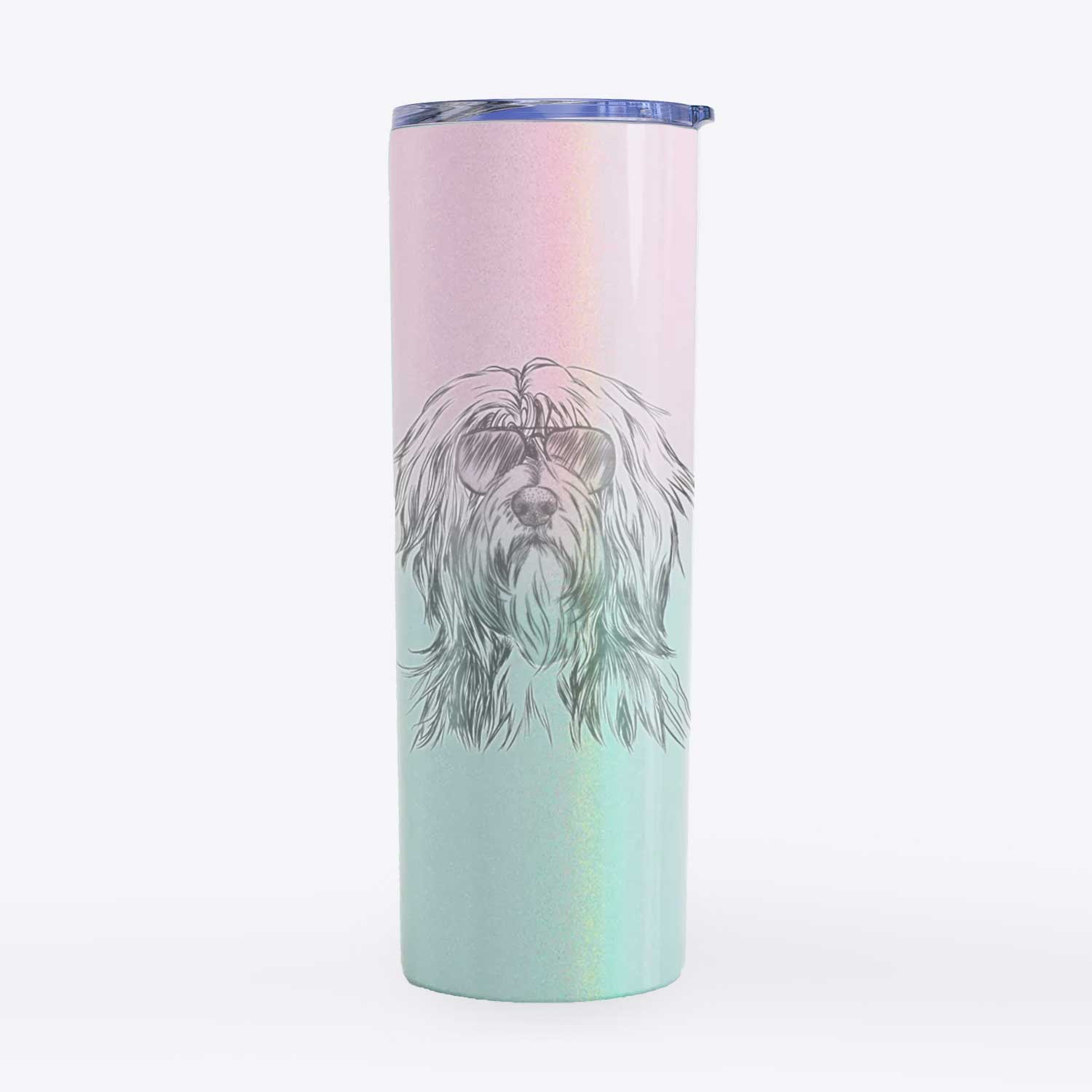 Fiji the Polish Lowland Sheepdog - 20oz Skinny Tumbler