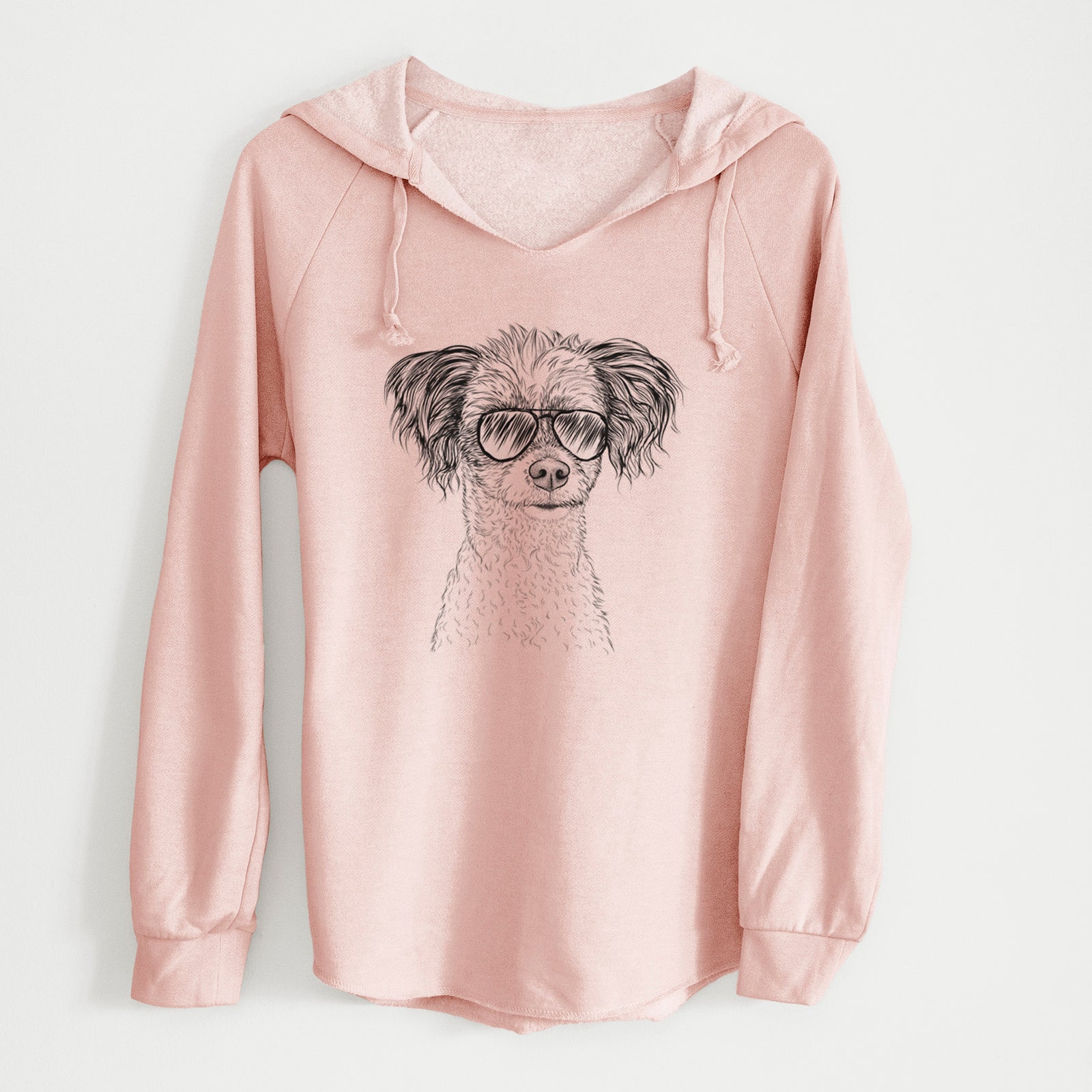 Aviator Finley the Papillon Mix - Cali Wave Hooded Sweatshirt