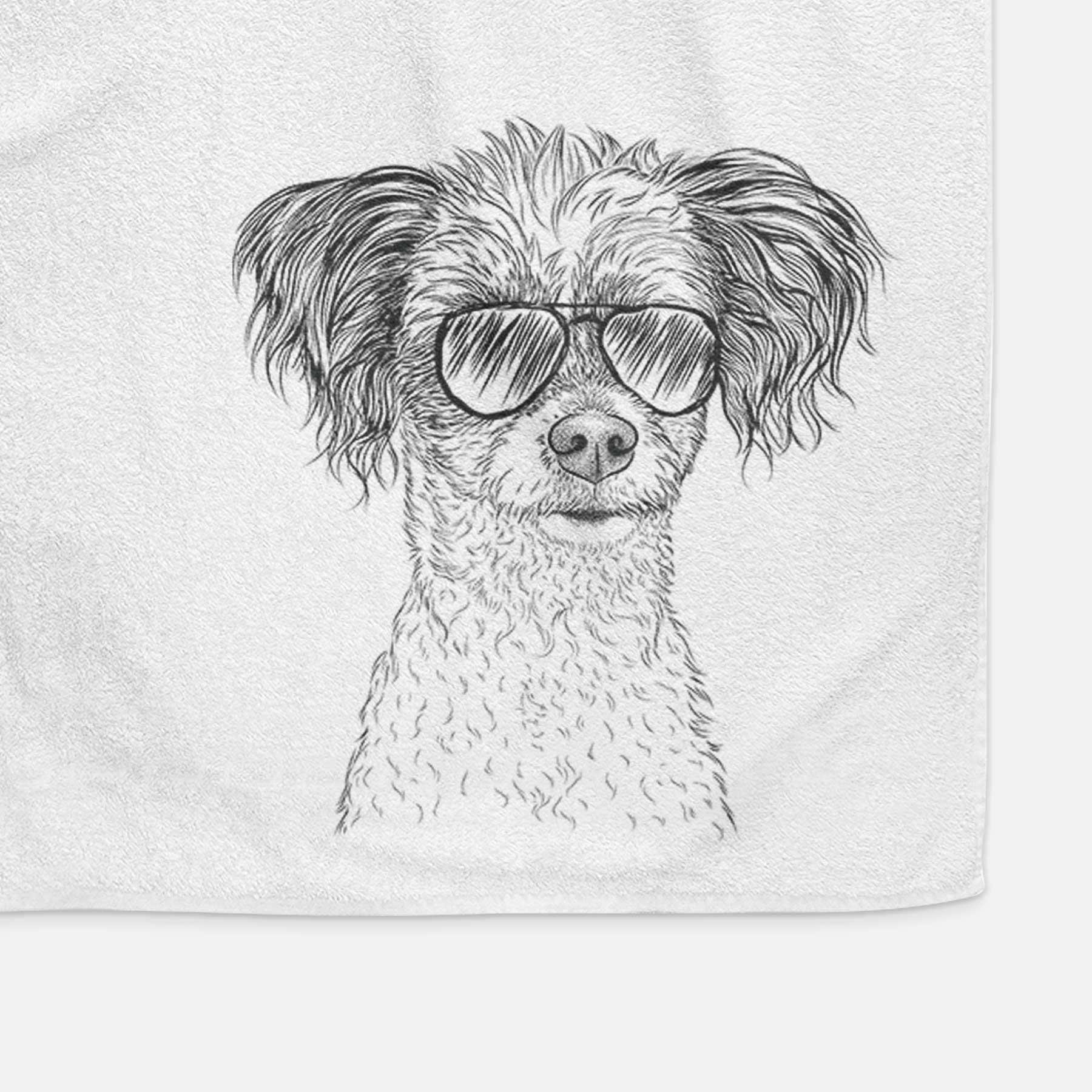 Finley the Papillon Mix Decorative Hand Towel