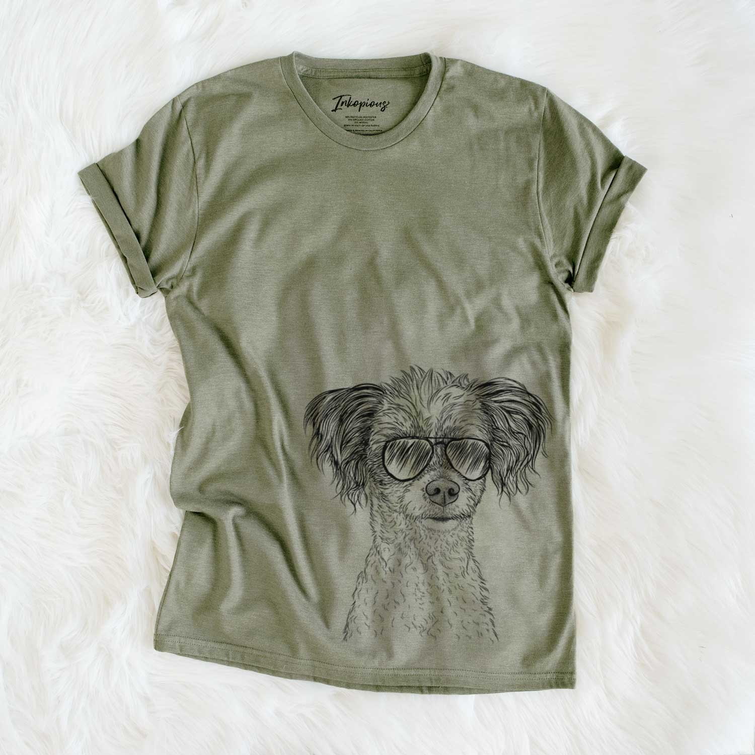 Aviator Finley Beth the Papillon Mix - Unisex Crewneck