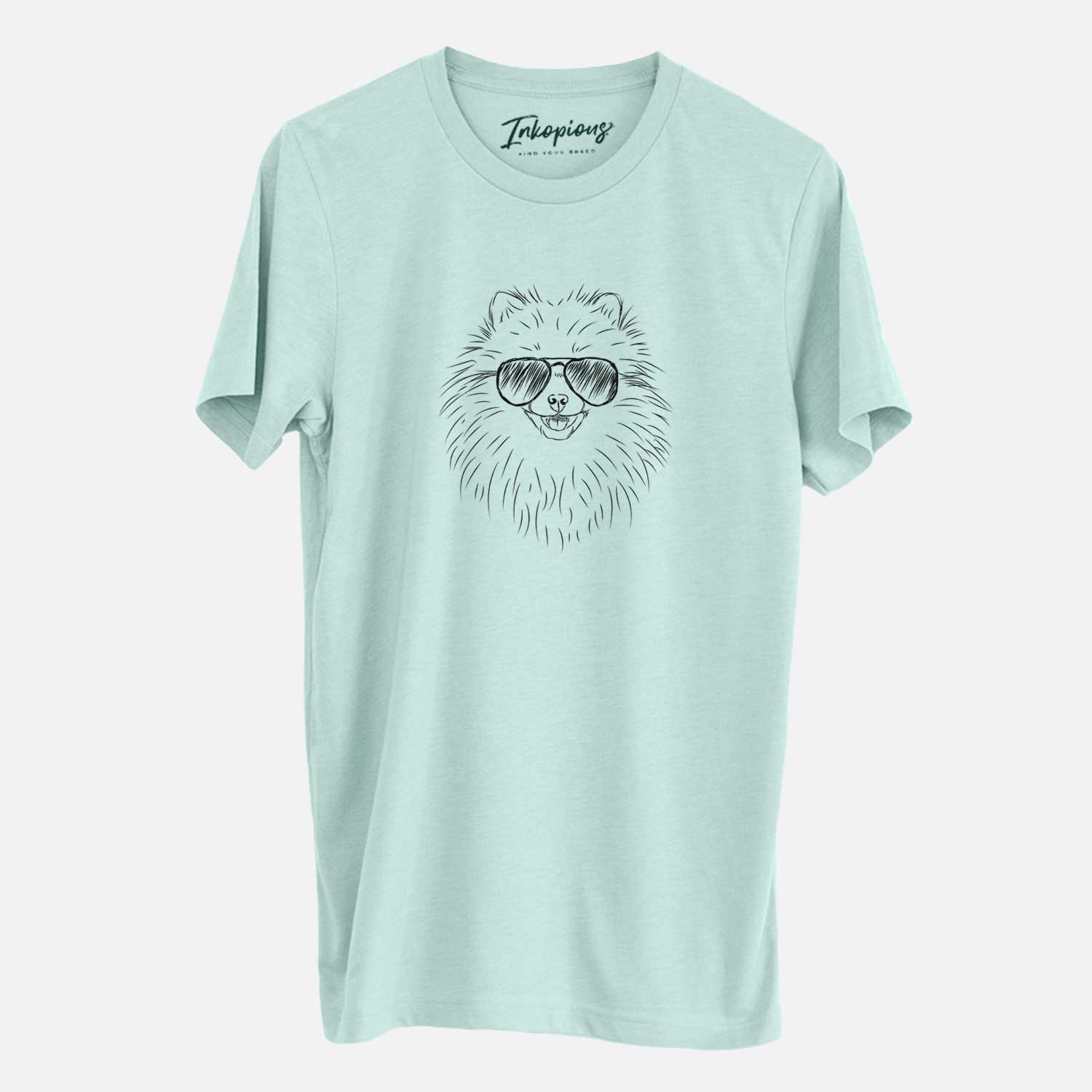 Aviator Finn the Pomeranian - Unisex Crewneck