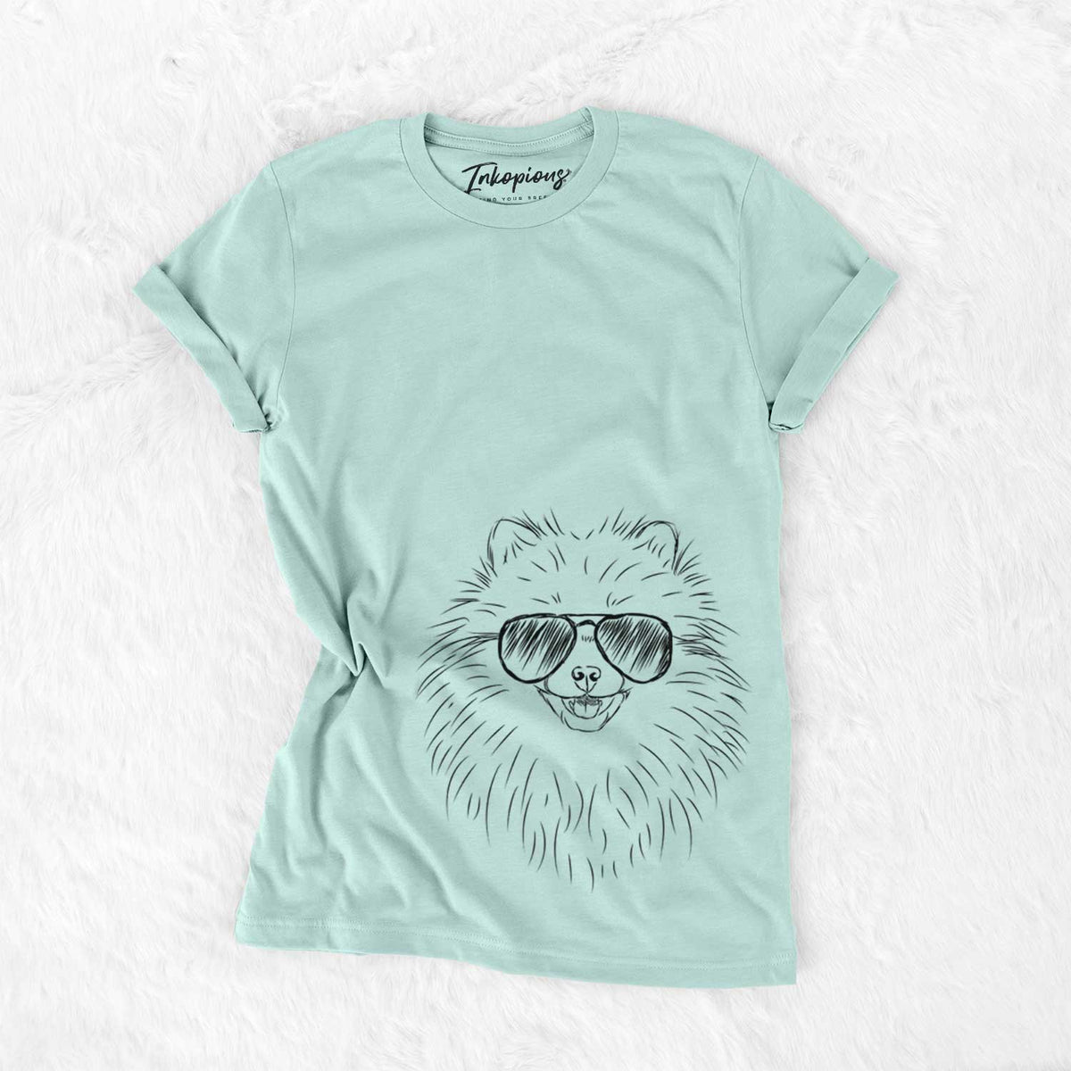 Aviator Finn the Pomeranian - Unisex Crewneck