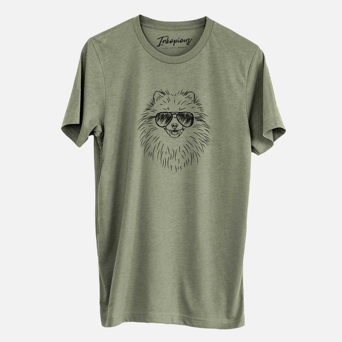 Aviator Finn the Pomeranian - Unisex Crewneck