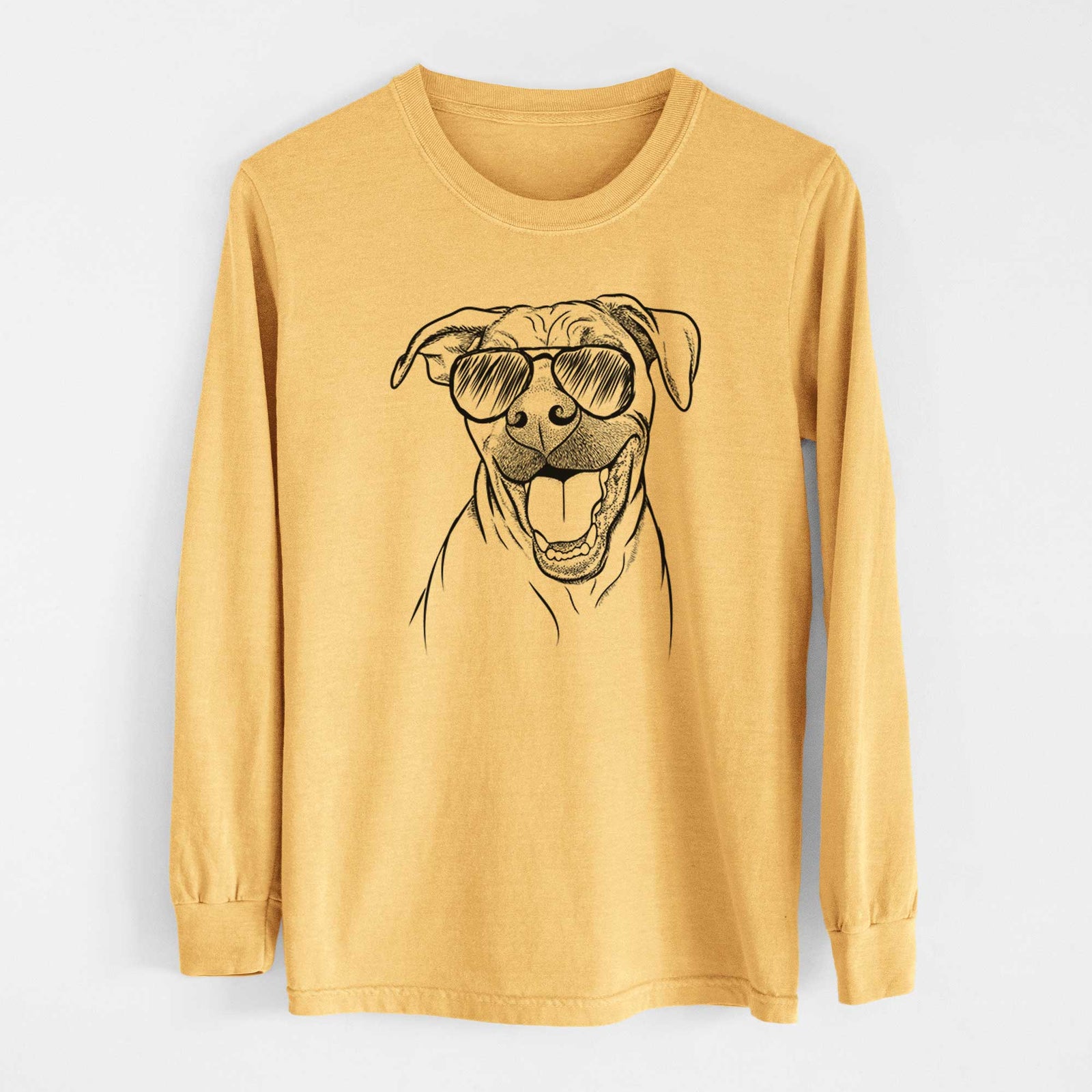 Aviators Finn the Hound Mix - Heavyweight 100% Cotton Long Sleeve