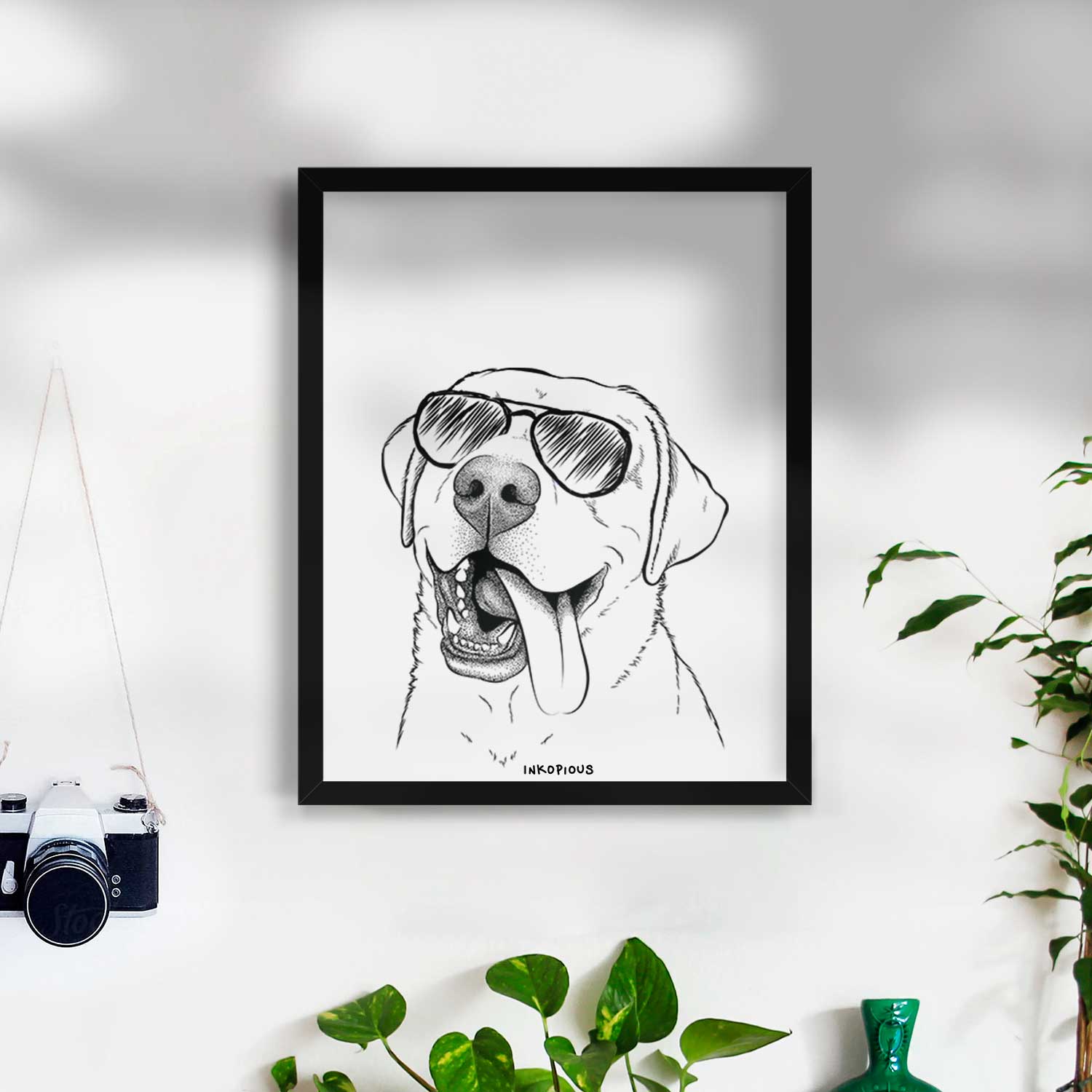 Finn the Labrador Retriever Art Print