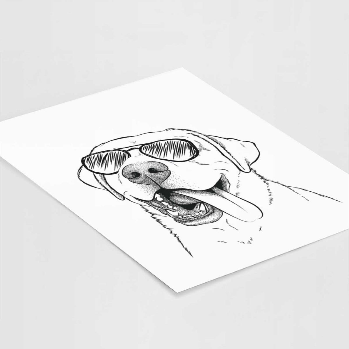 Finn the Labrador Retriever Art Print