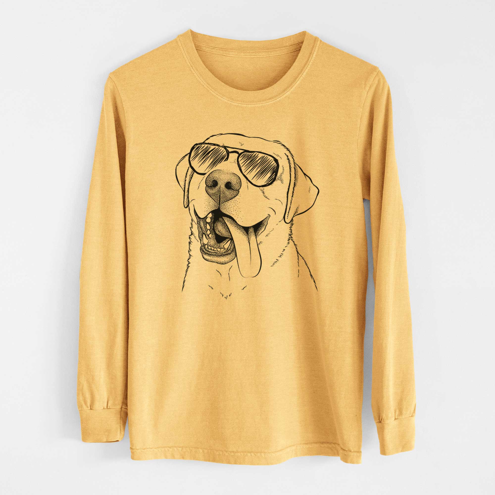 Aviators Finn the Labrador Retriever - Heavyweight 100% Cotton Long Sleeve