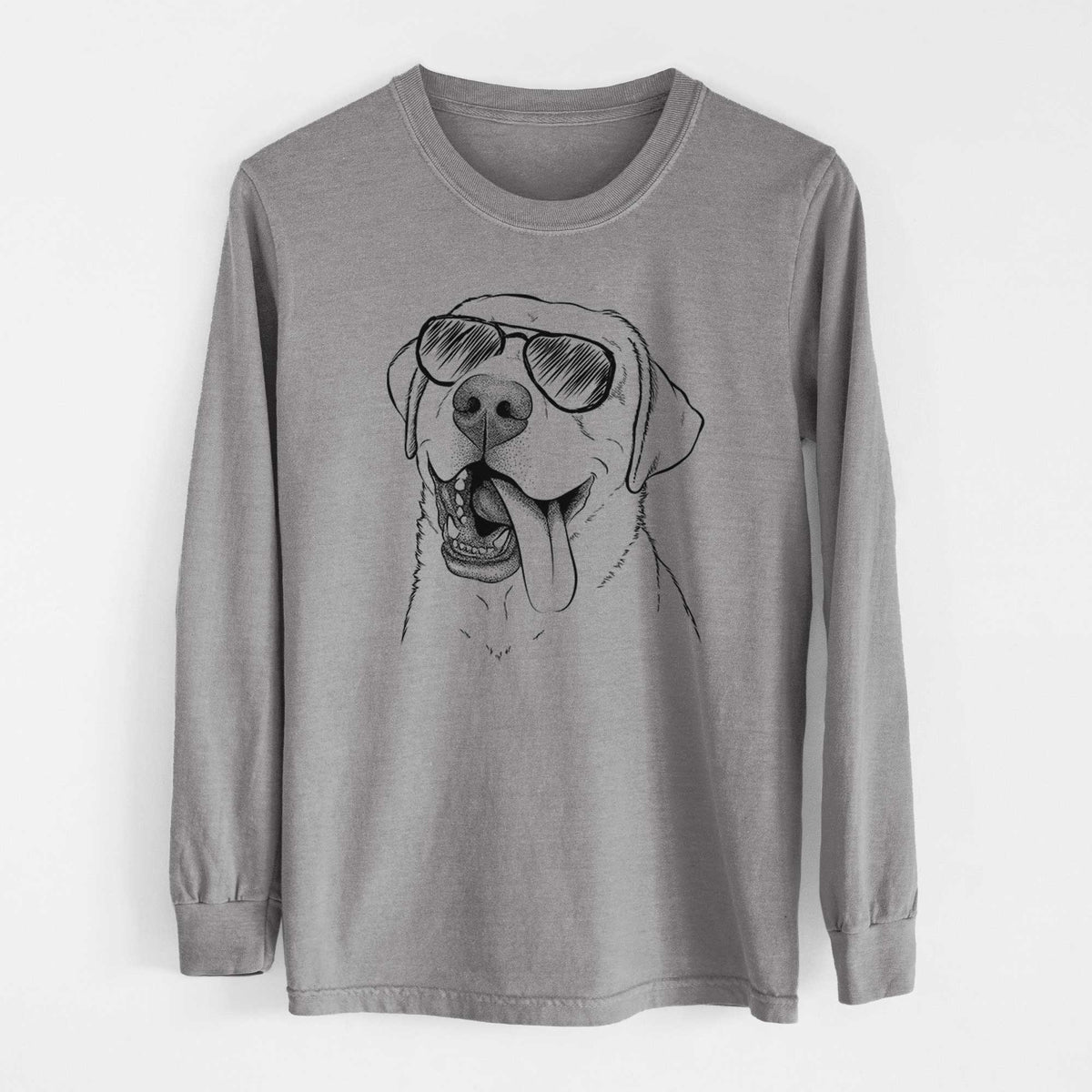 Aviators Finn the Labrador Retriever - Heavyweight 100% Cotton Long Sleeve
