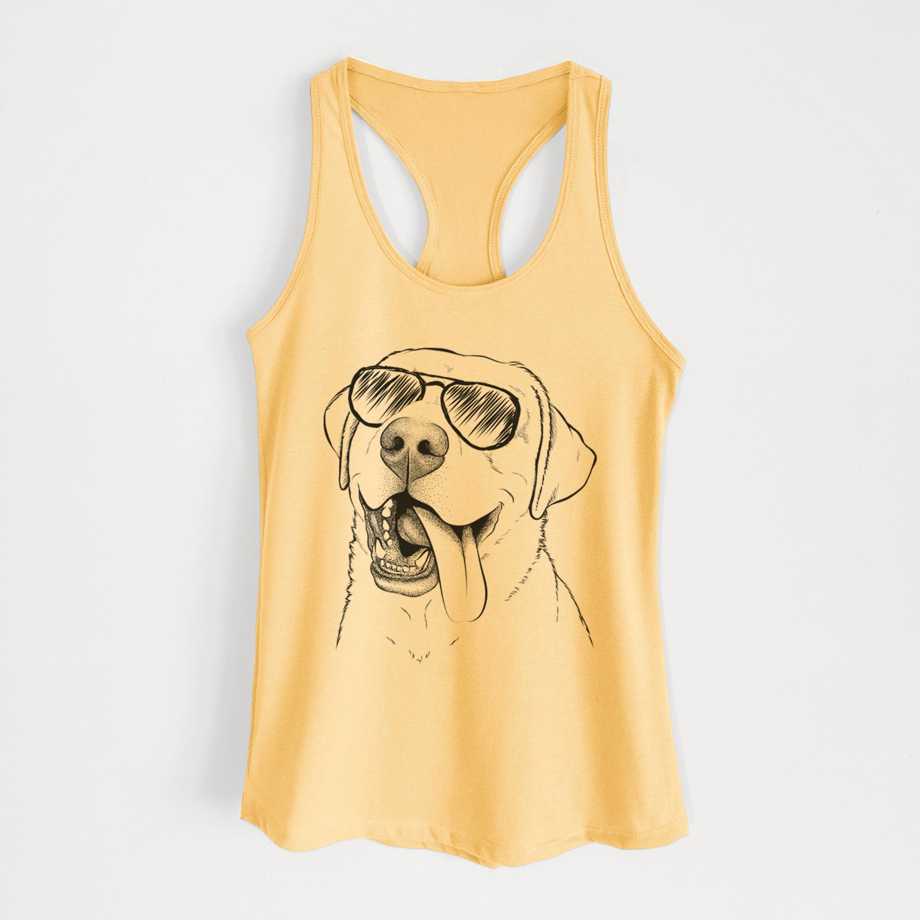 Finn the Labrador Retriever - Women's Racerback Tanktop