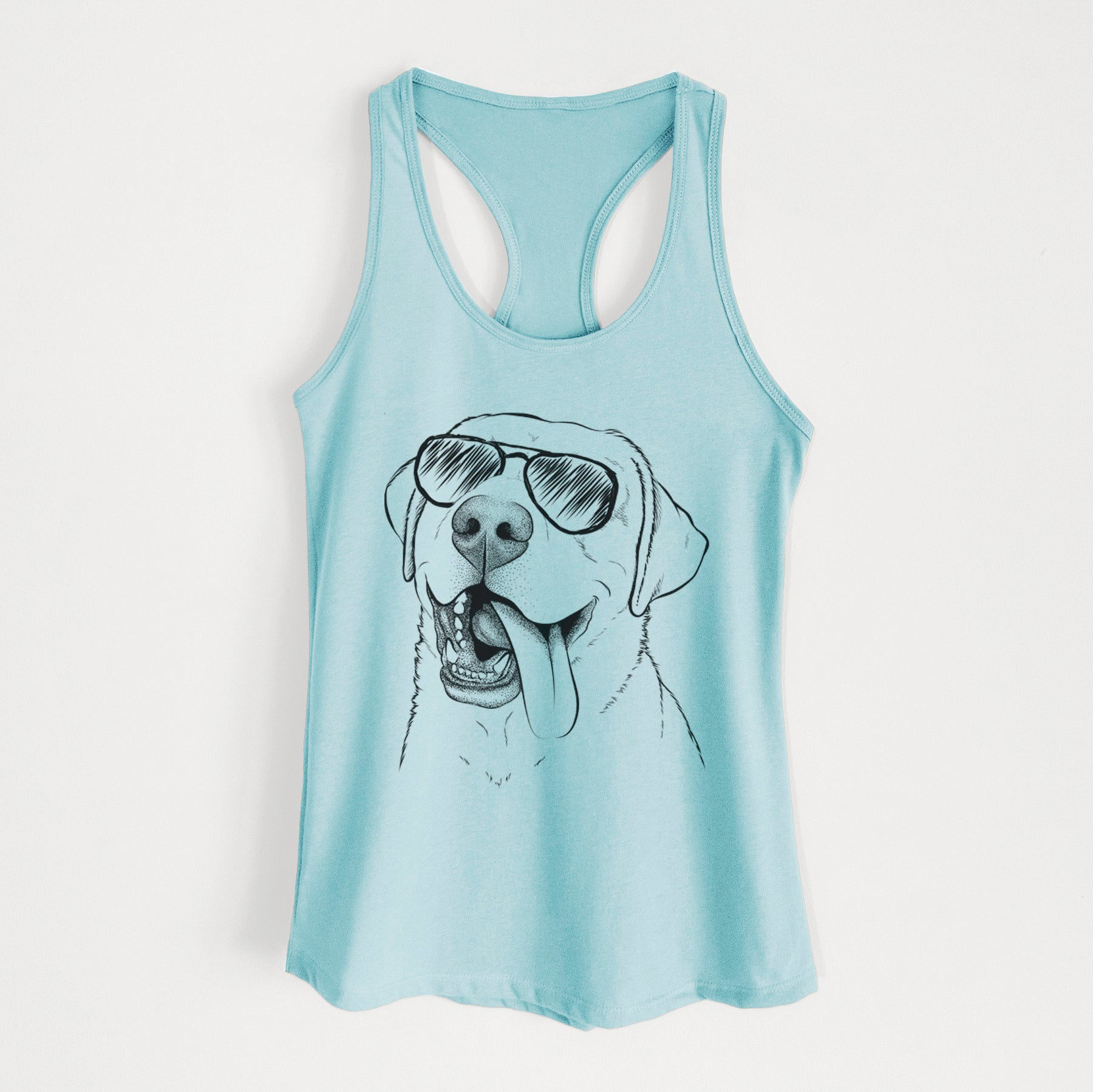 Finn the Labrador Retriever - Women's Racerback Tanktop