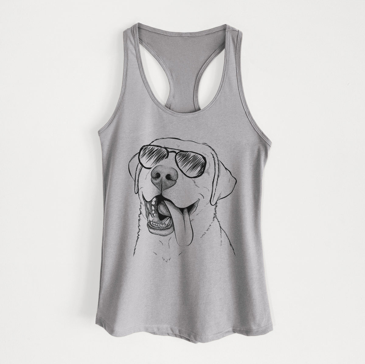 Finn the Labrador Retriever - Women's Racerback Tanktop