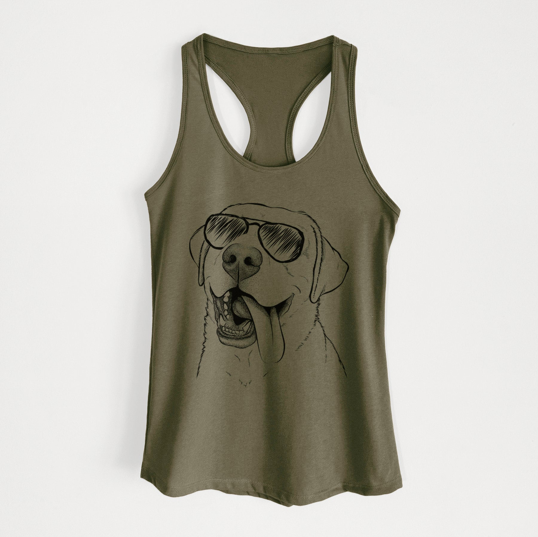 Finn the Labrador Retriever - Women's Racerback Tanktop