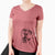 Aviator Finn the Labrador Retriever - Women's V-neck Shirt