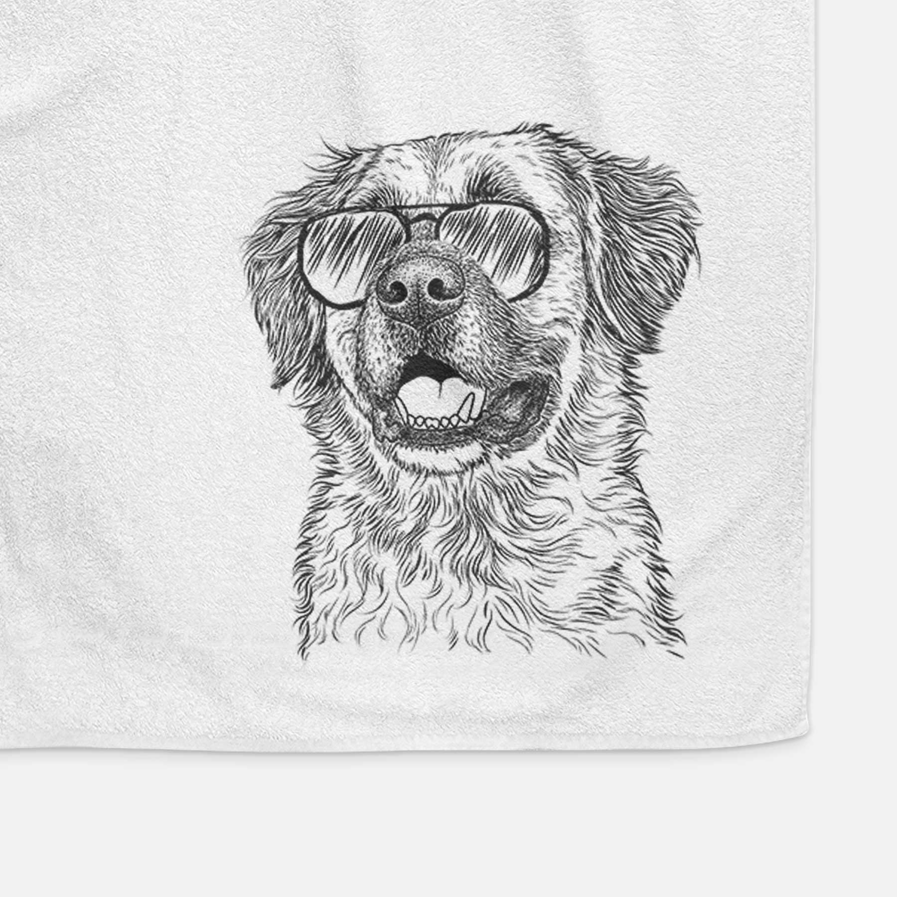 Finn the Mixed Breed Decorative Hand Towel