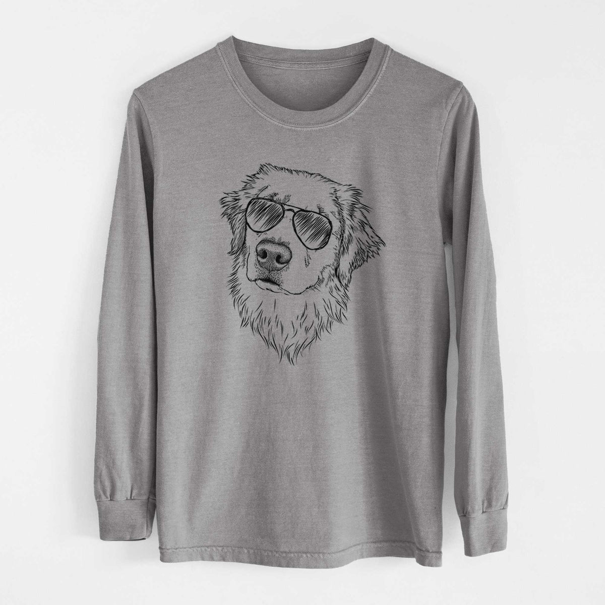 Aviators Fiona the Golden Retriever - Heavyweight 100% Cotton Long Sleeve