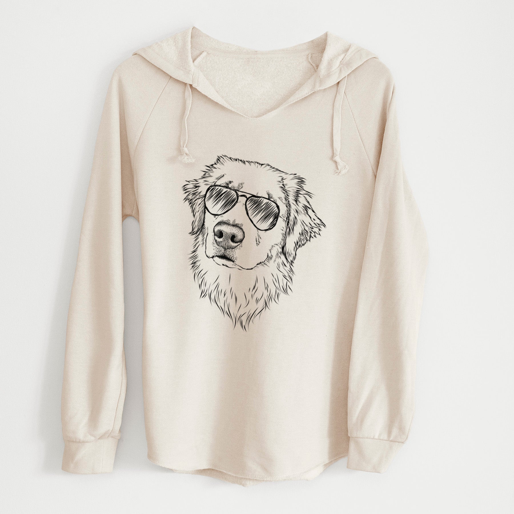 Aviator Fiona the Golden Retriever - Cali Wave Hooded Sweatshirt
