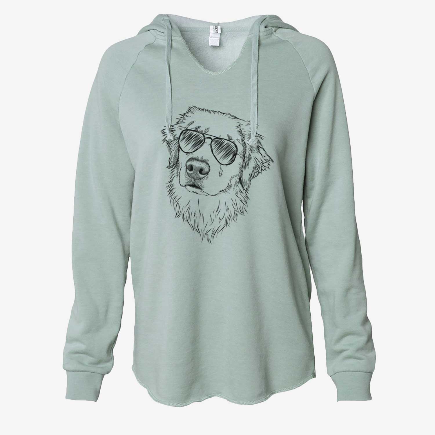 Fiona the Golden Retreiver - Cali Wave Hooded Sweatshirt