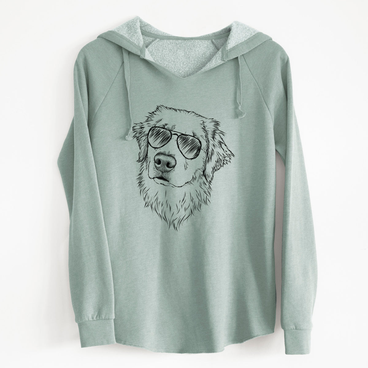 Aviator Fiona the Golden Retriever - Cali Wave Hooded Sweatshirt