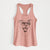 Fira the Saint Bernard Husky Mix - Women's Racerback Tanktop