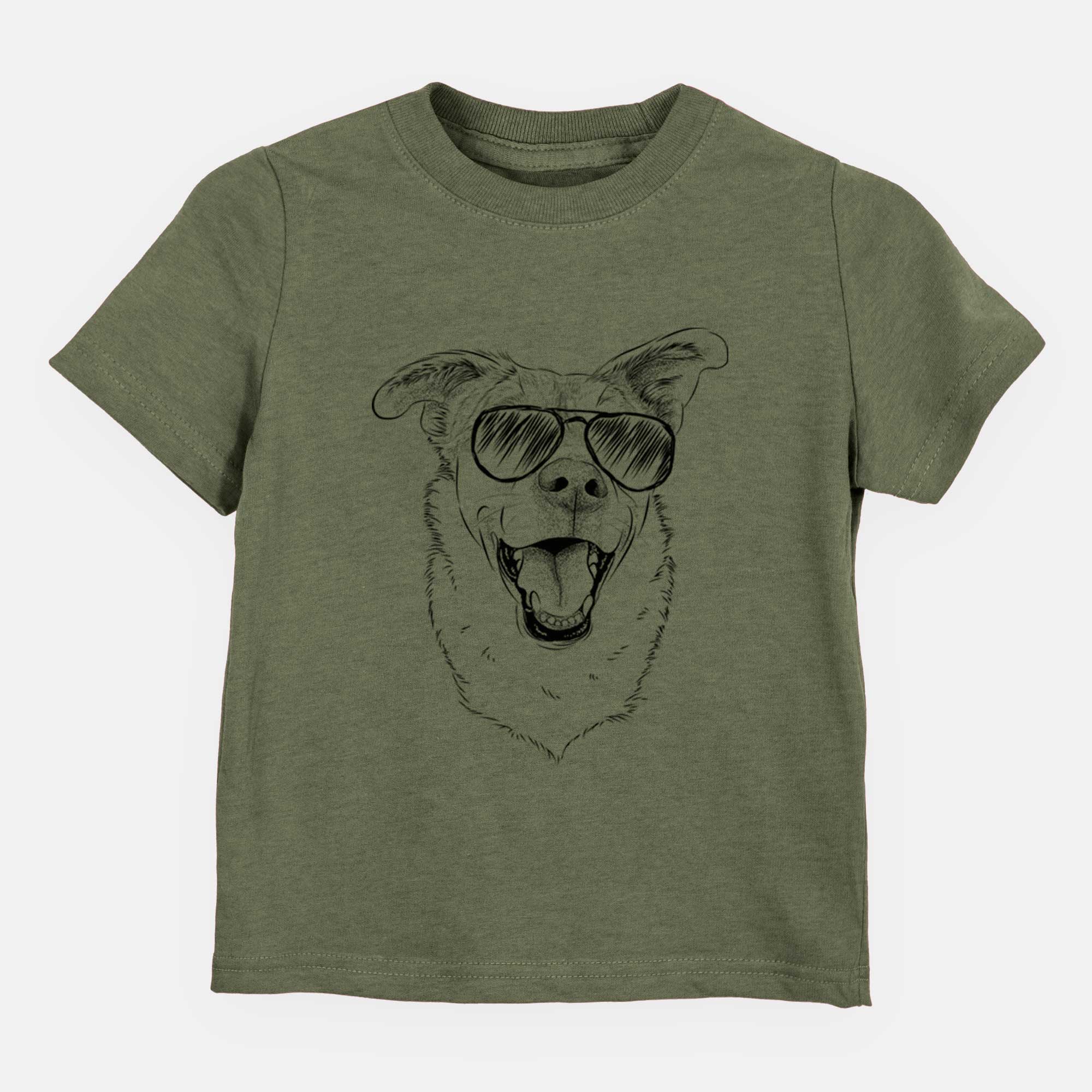Aviator Fira the Saint Bernard Husky Mix - Kids/Youth/Toddler Shirt