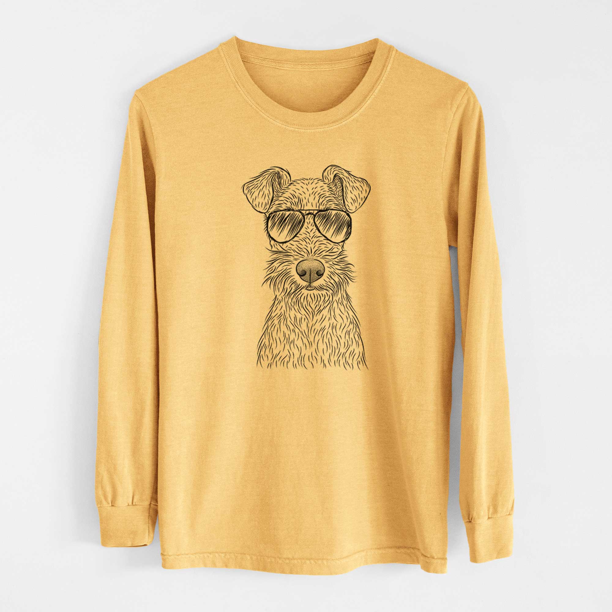 Aviators Fitz the Wire Fox Terrier - Heavyweight 100% Cotton Long Sleeve