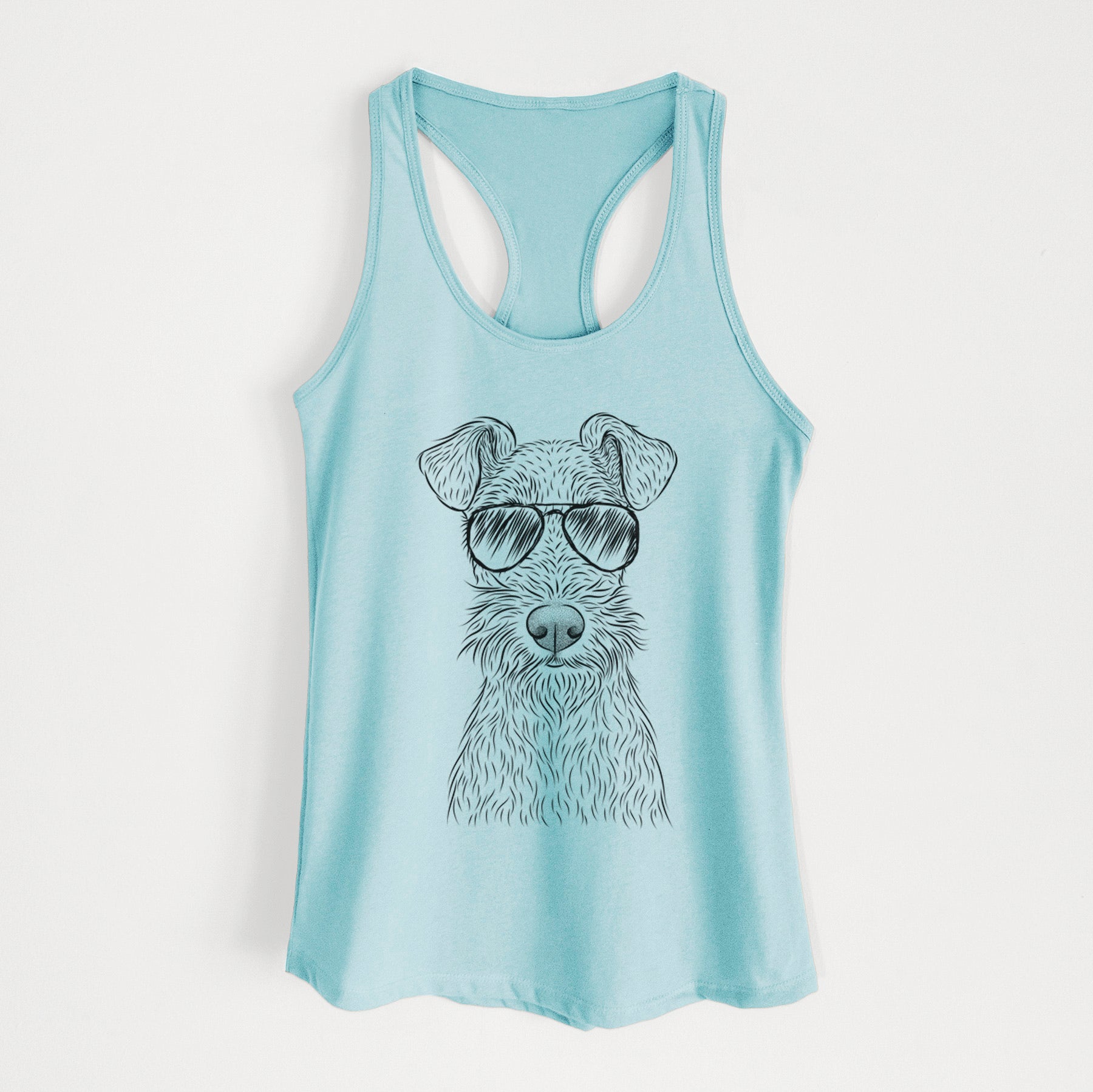 Fitz the Wire Fox Terrier - Women's Racerback Tanktop