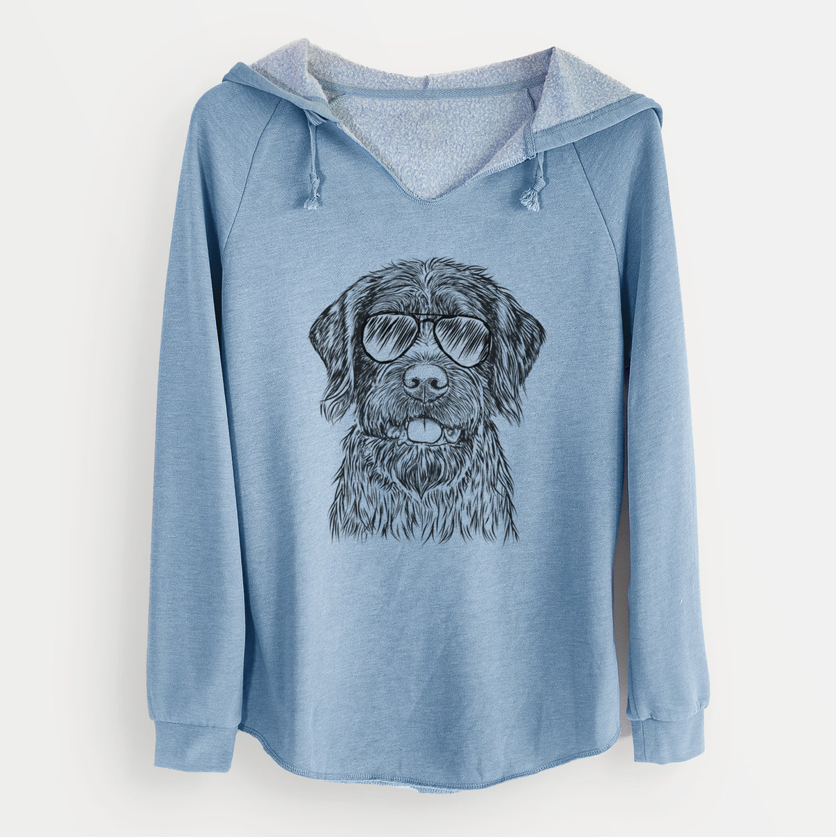 Aviator Fletcher the Wirehaired Pointing Griffon - Cali Wave Hooded Sweatshirt