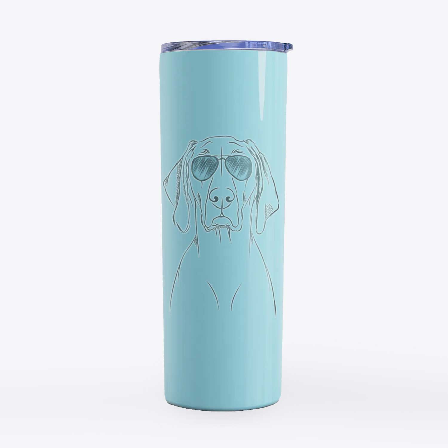 Flint the Weimaraner - 20oz Skinny Tumbler