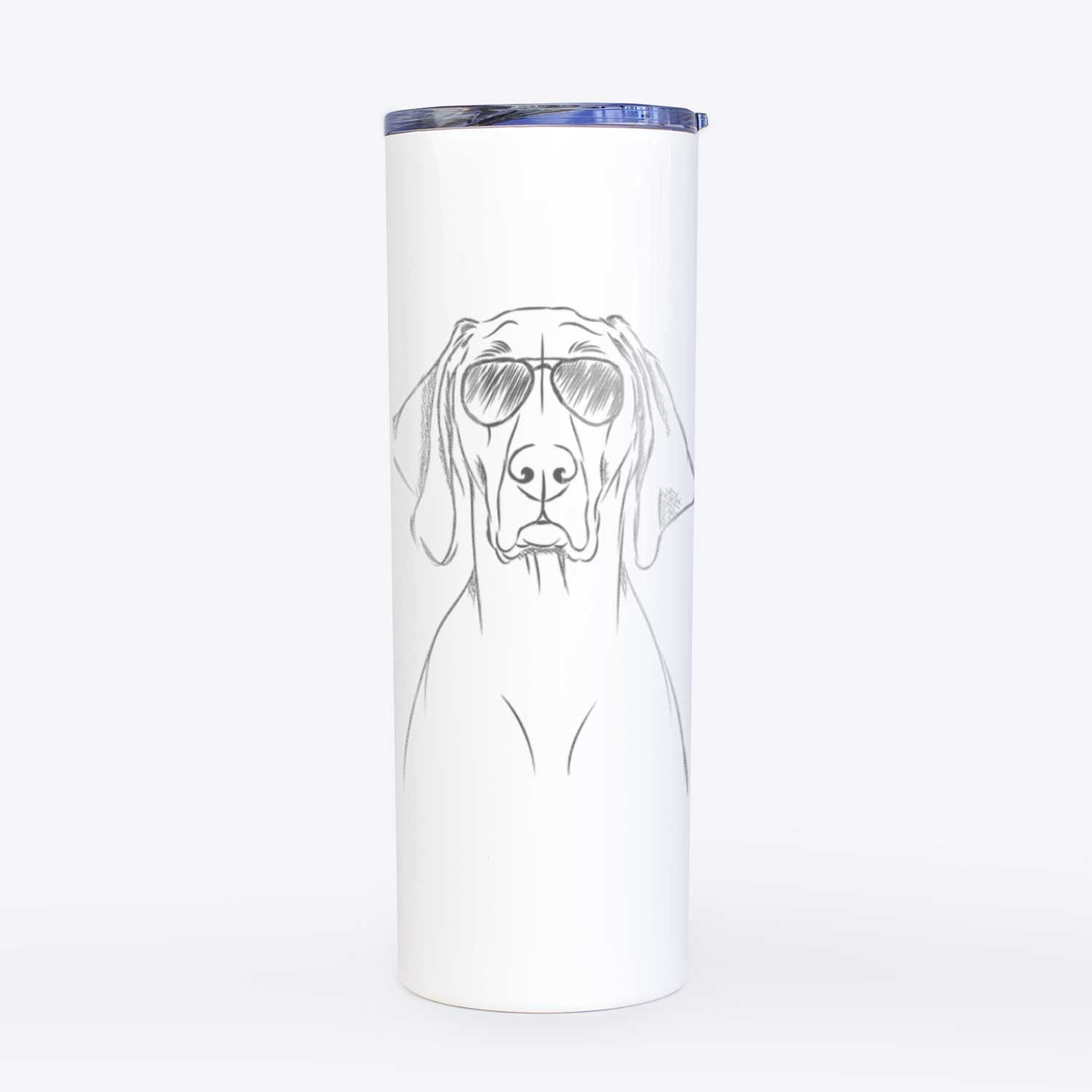 Flint the Weimaraner - 20oz Skinny Tumbler