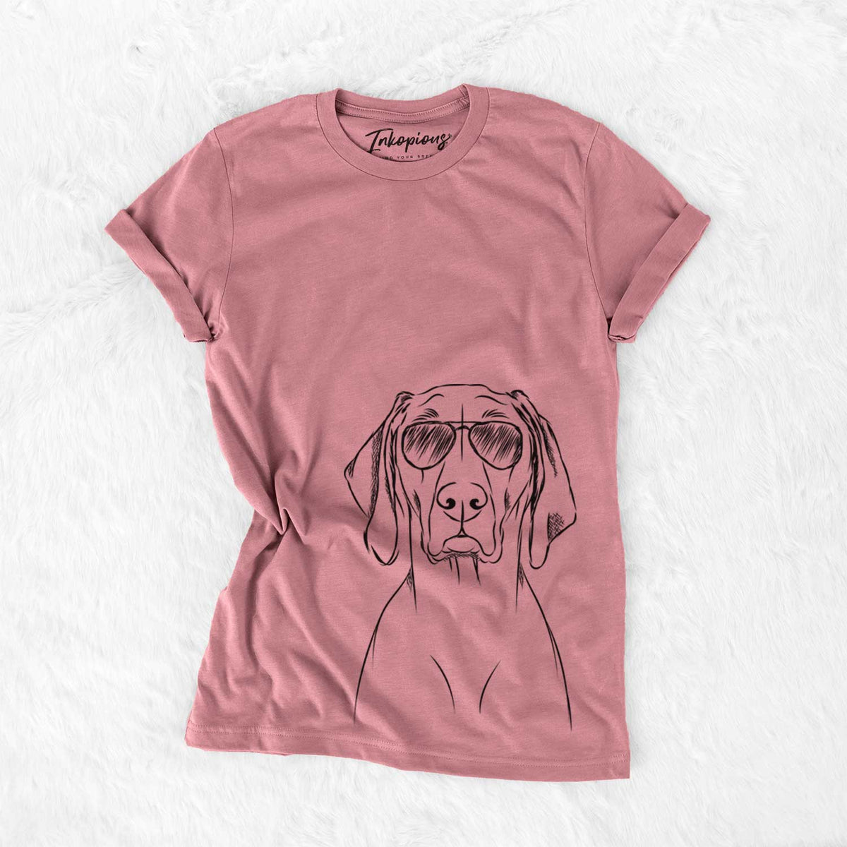 Aviator Flint the Weimaraner - Unisex Crewneck