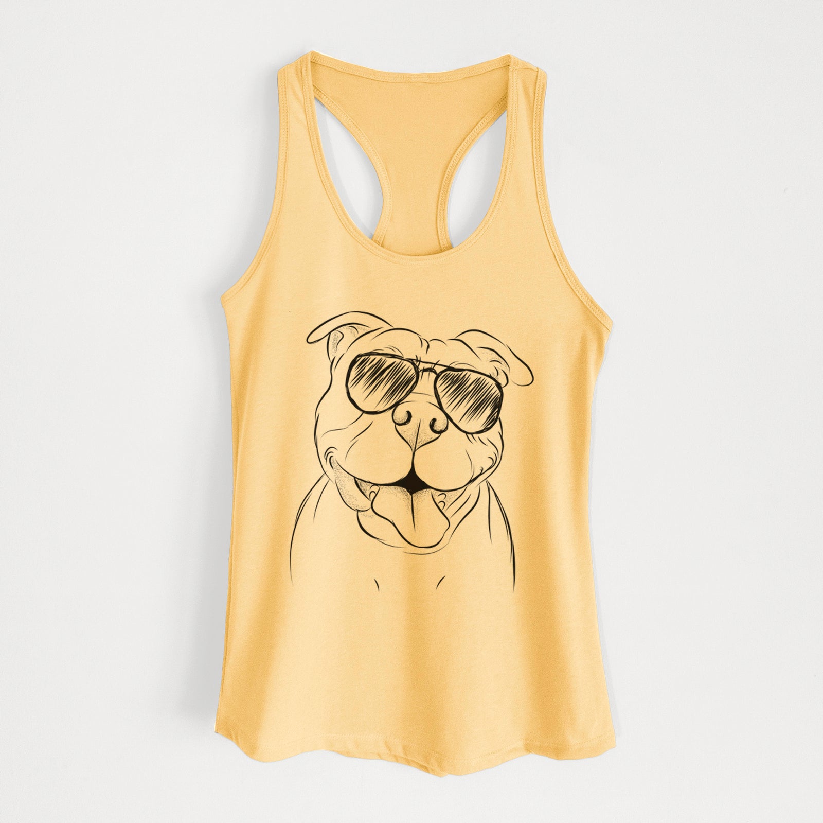 Floki the American Bully - Women's Racerback Tanktop