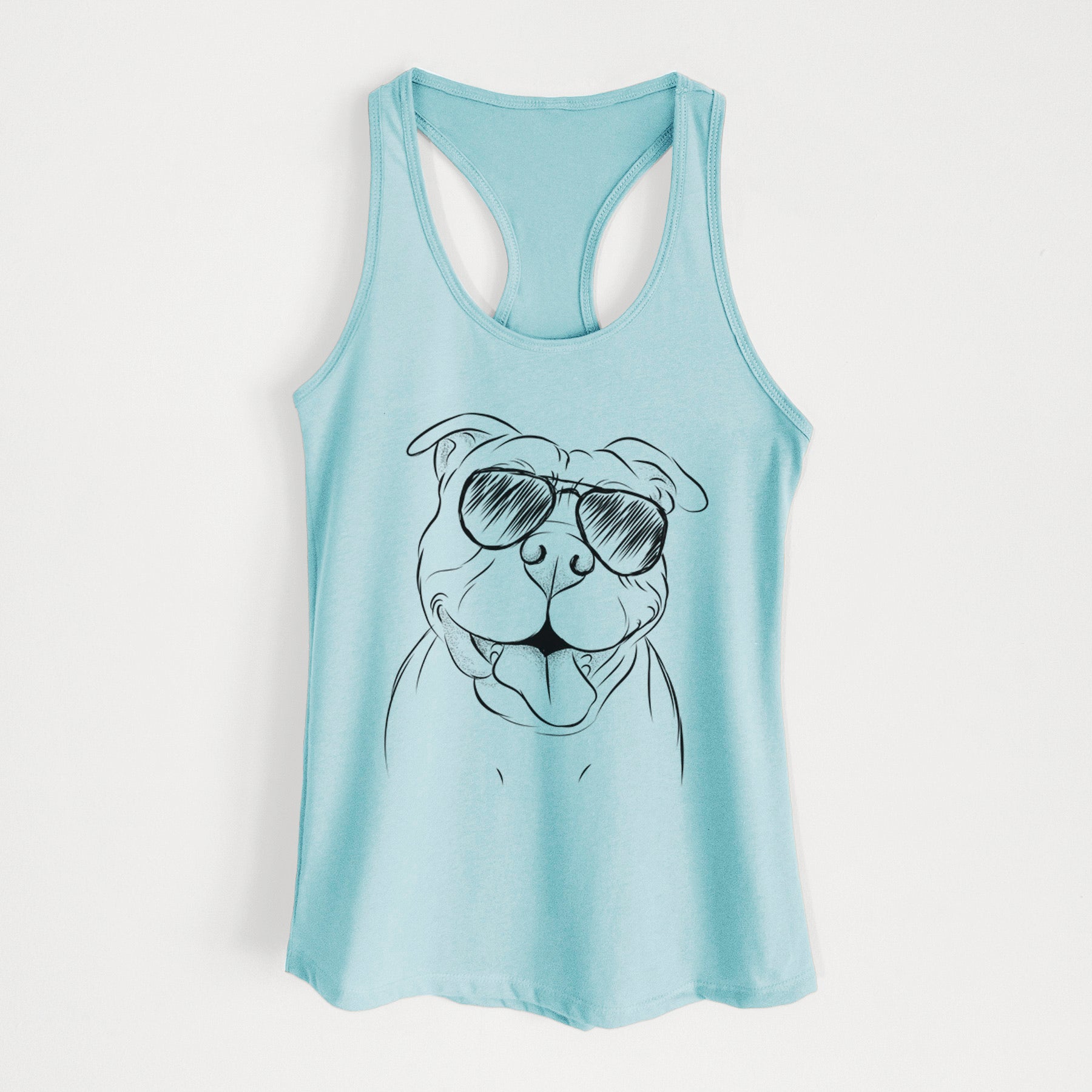 Floki the American Bully - Women's Racerback Tanktop