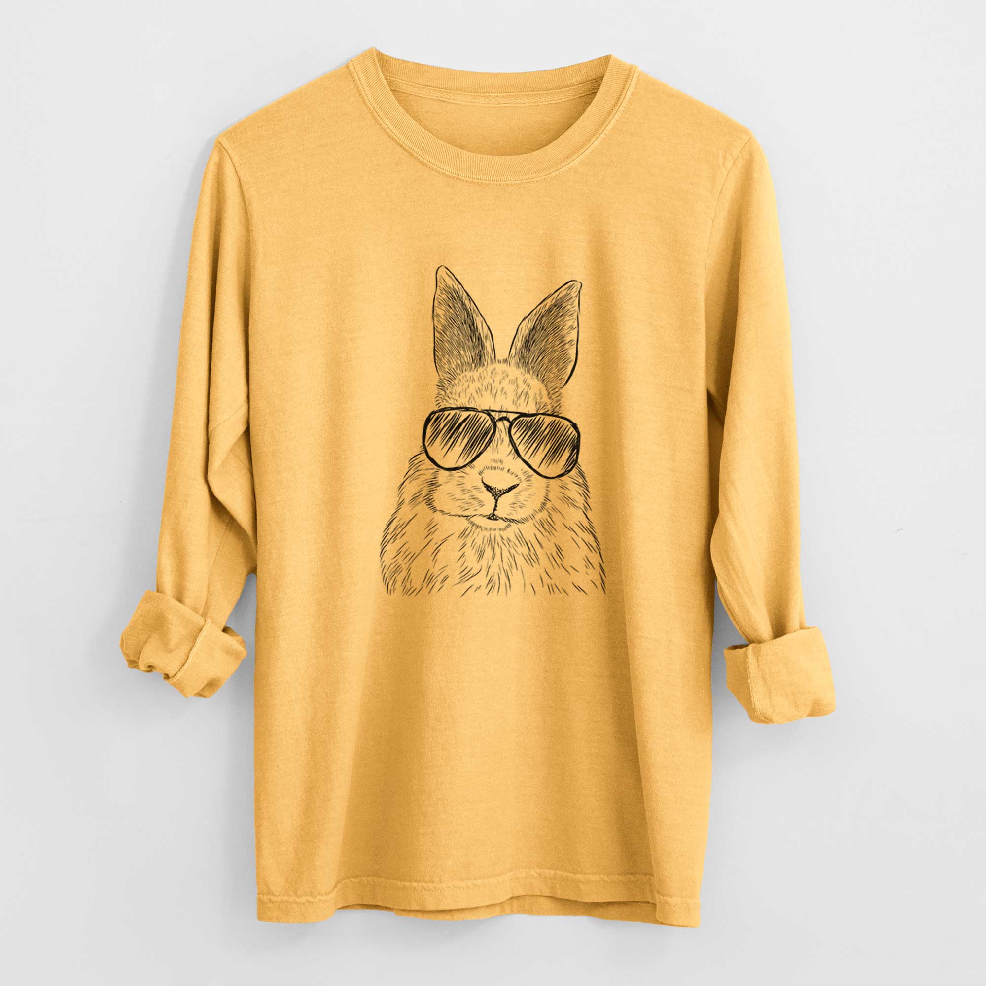 Aviators Flower the Rex Rabbit - Heavyweight 100% Cotton Long Sleeve