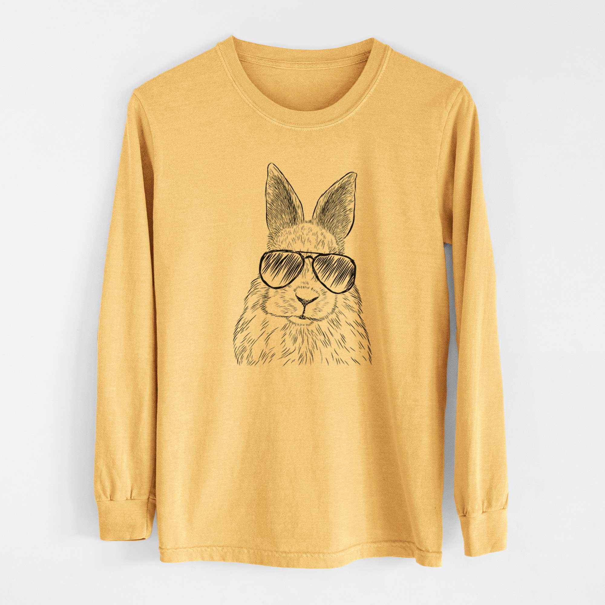 Aviators Flower the Rex Rabbit - Heavyweight 100% Cotton Long Sleeve