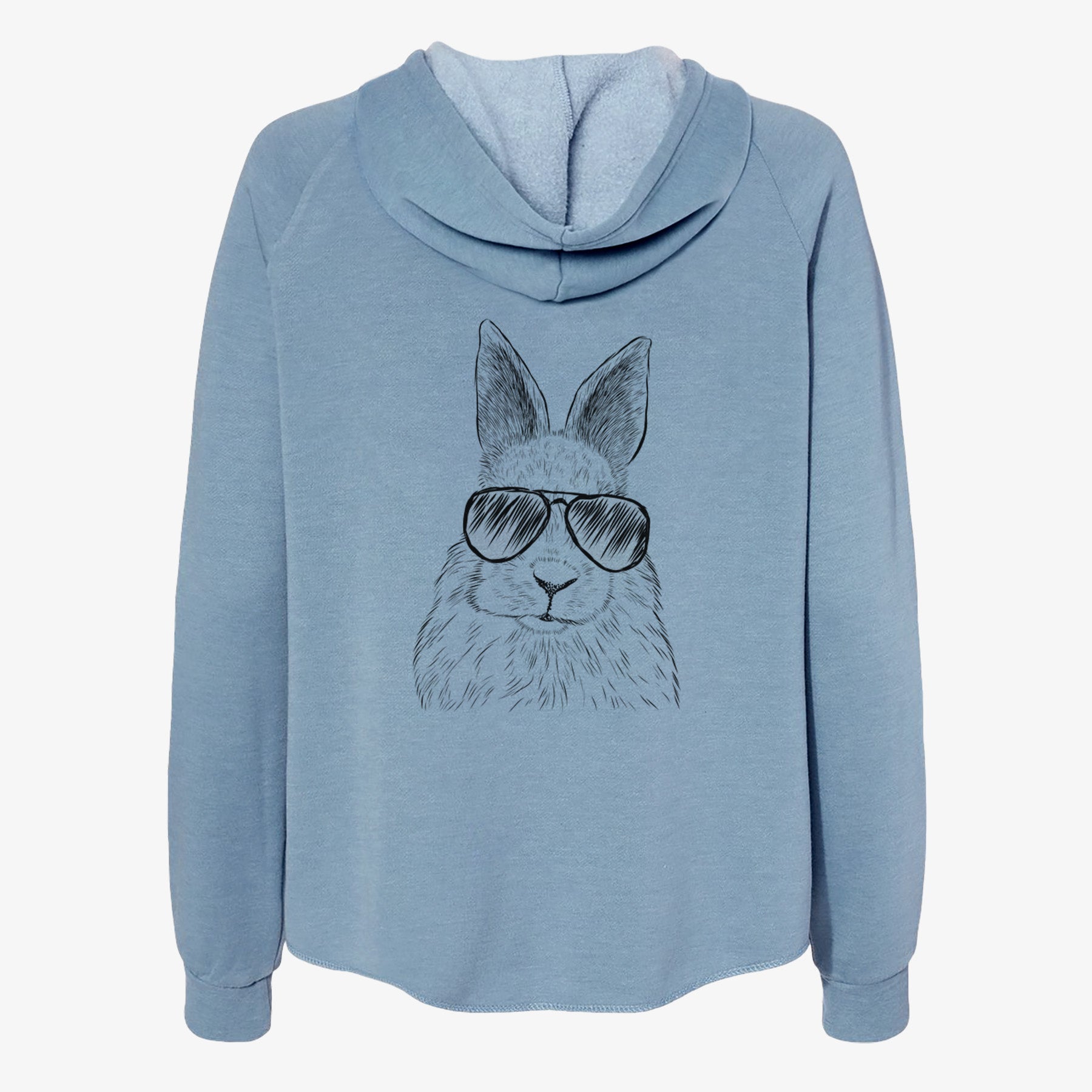 Flower the Rex Rabbit - Women's Cali Wave Zip-Up Sweatshirt