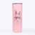 Flower the Rex Rabbit - 20oz Skinny Tumbler