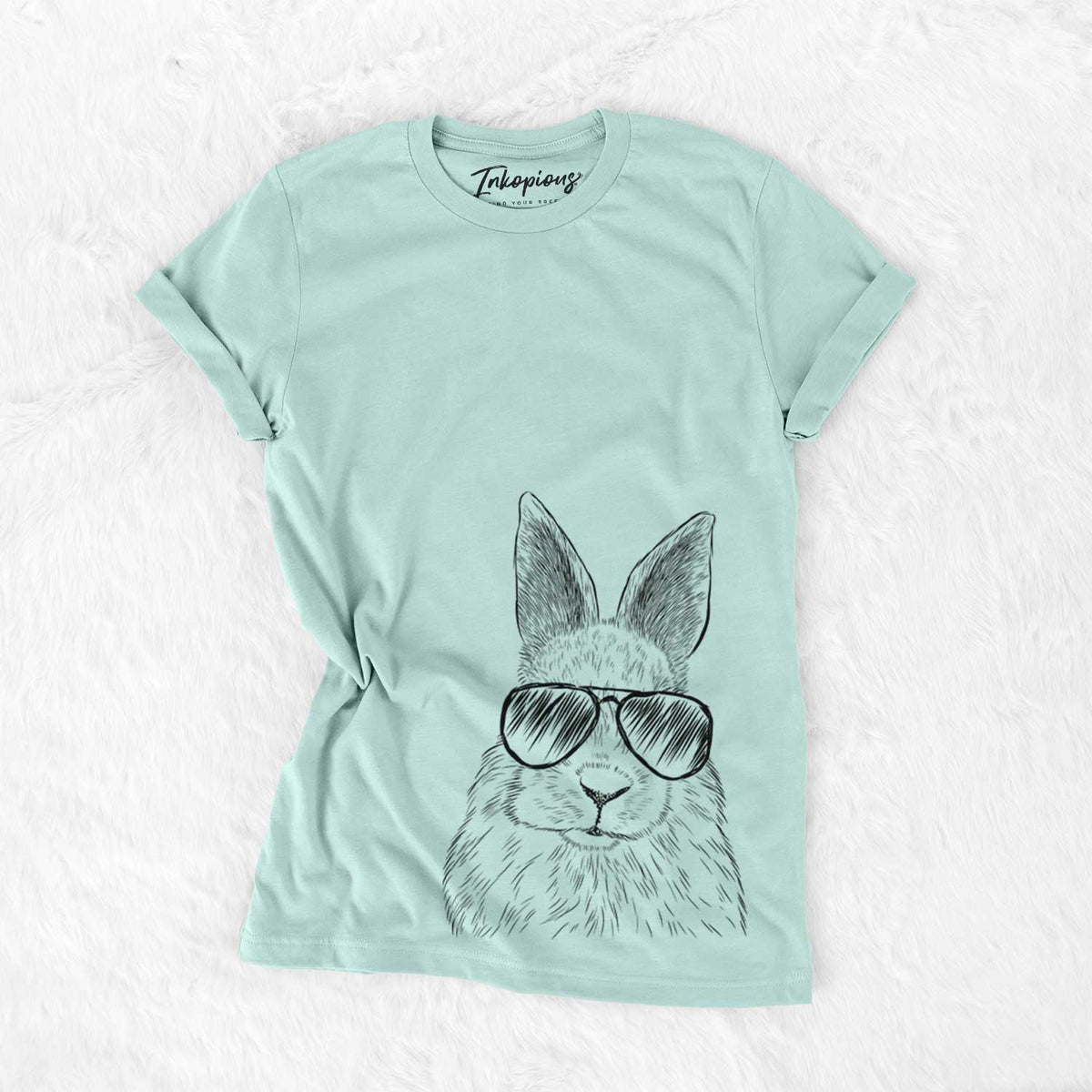 Aviator Flower the Rex Rabbit - Unisex Crewneck