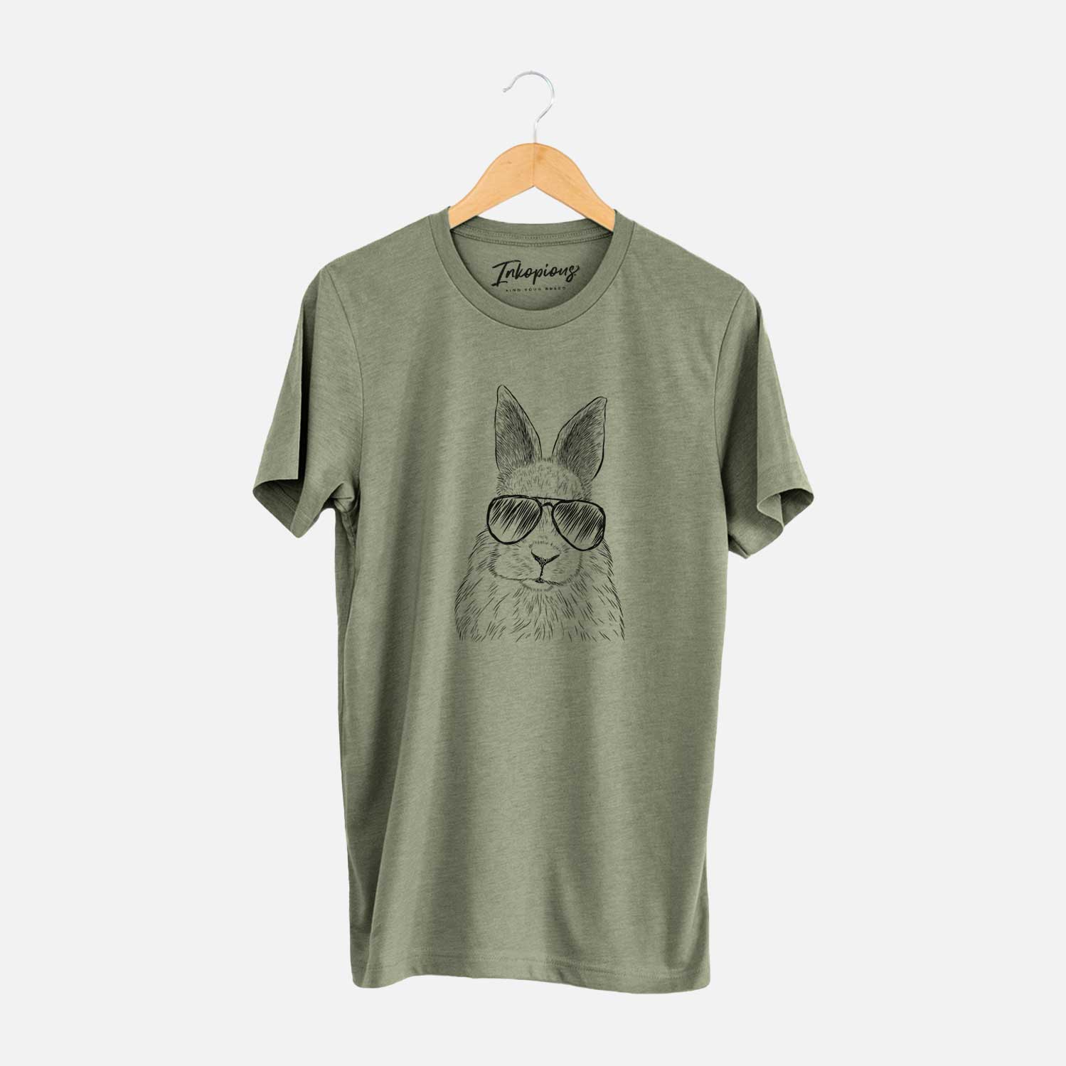 Aviator Flower the Rex Rabbit - Unisex Crewneck