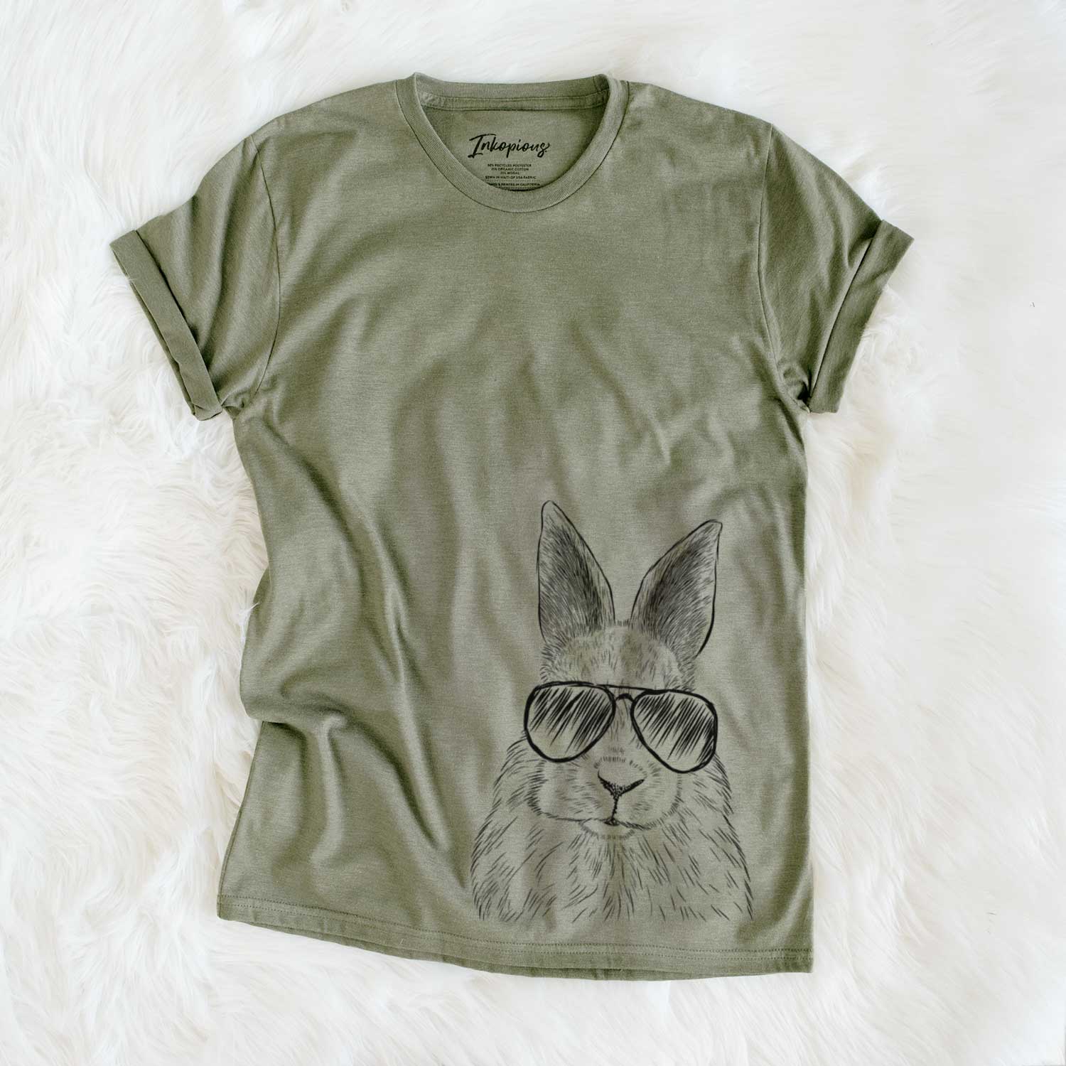 Aviator Flower the Rex Rabbit - Unisex Crewneck