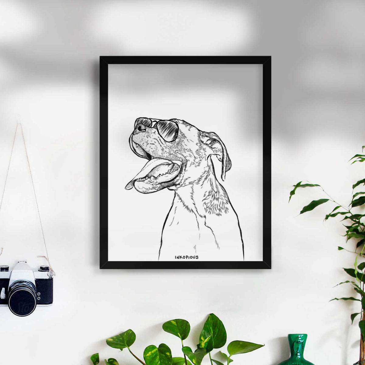 Floyd the Boxer Art Print