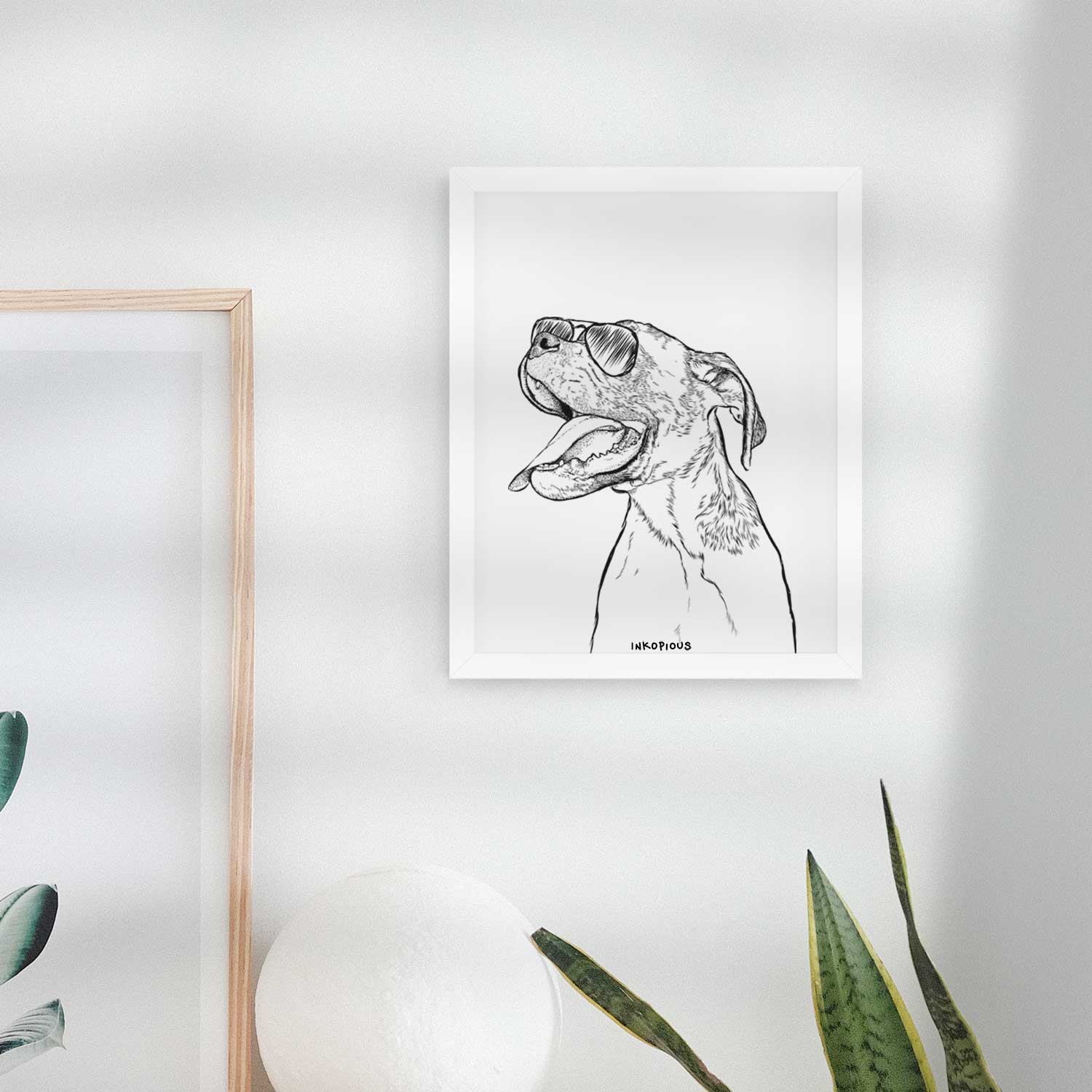 Floyd the Boxer Art Print