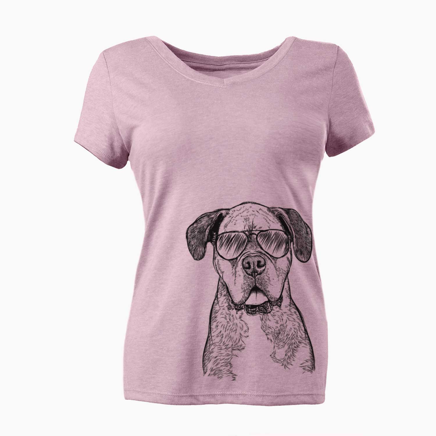 Aviator Floydie Bear the Boxer - Women's V-neck Shirt