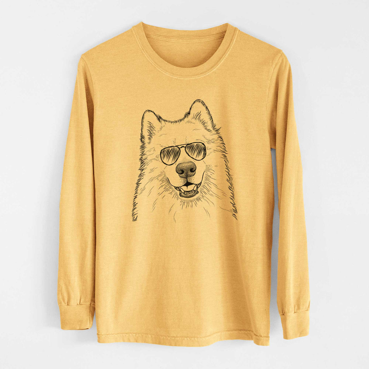 Aviators Foster the Samoyed - Heavyweight 100% Cotton Long Sleeve