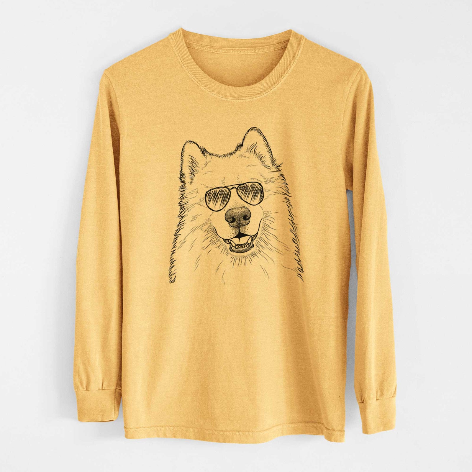 Aviators Foster the Samoyed - Heavyweight 100% Cotton Long Sleeve